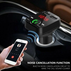 Transmetteur FM voiture lecteur MP3 radio sans fil kit adaptateur 2 chargeur USB - Photo 1 sur 12