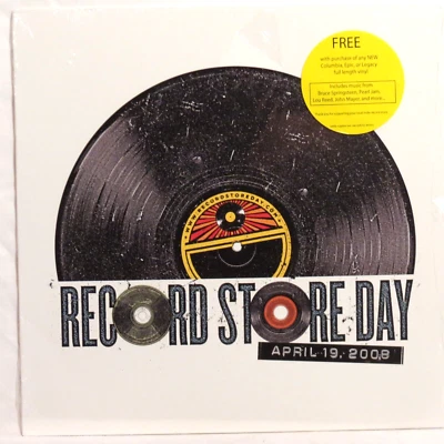 VARIOUS ‎– Record Store Day - April 19, 2008  2008 Promo US LP NM SIS Pearl Jam - Image 1 of 4