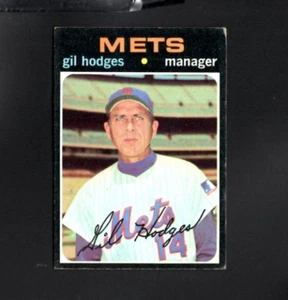 1583* 1971 Topps # 183 Gil Hodges Vg-Ex - Foto 1 di 1