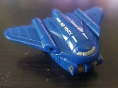 Vintage Transformers G1 Micromasters Treadbolt Air Patrol Blue Plane Air Force - Image 1 of 4