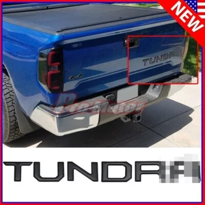 Matte Black Tailgate Trunk 3D Raised Letters Insert Emblem For TUNDR 2014-2018 - Picture 1 of 2