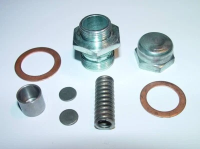 1967-77 Norton Commando, OEM, Complete Oil Pressure Relief Valve, England - Image 1 of 2