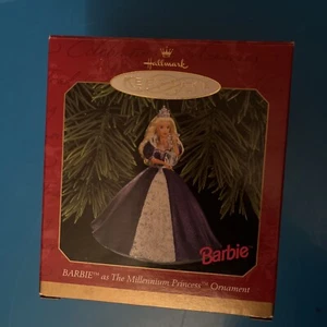 1999 The Millennium Princess Barbie Holiday Christmas Ornament Hallmark Keepsake - Picture 1 of 5