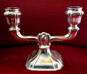 ELEGANTER 925er Sterling Silber Leuchter 2-armig 306gr.15,5x11,5cm❤️❤️❤️ - Bild 1 von 6