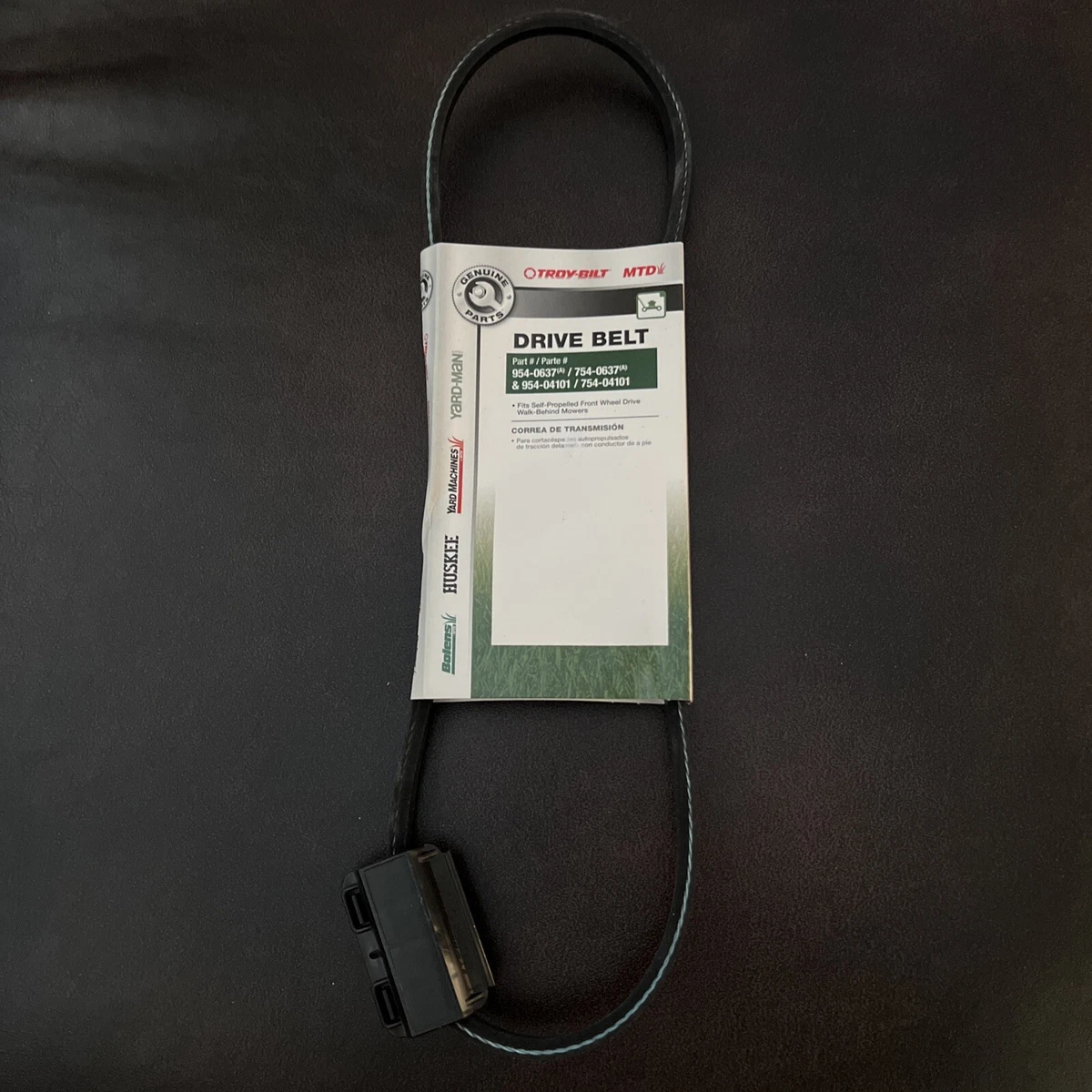 Cinturón Cubierto De Aramida Parte Probada MTD 954-04201A 3/8" X 35,75