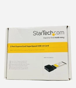 StarTech.com ECUSB3S22 2 Port ExpressCard SuperSpeed USB 3.0 - Picture 1 of 5