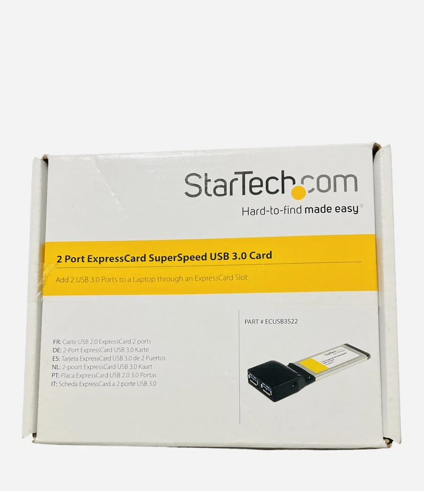 StarTech.com ECUSB3S22 2 Port ExpressCard SuperSpeed USB 3.0 - Image 1 of 4