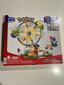 Mattel Mega Pokémon Pokemon Building Toys Set Ferris Wheel Fun With 393 Pieces - Picture 1 of 2