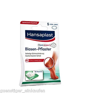 5 Hansaplast Blasen Pflaster mit Pflasterbox 48h starker Halt - Bild 1 von 1