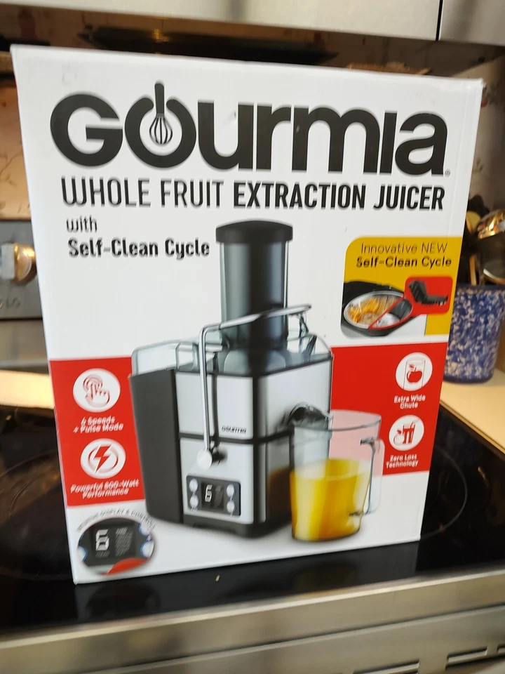 Соковыжималка для извлечения цельных фруктов Gourmia (модель GJ1455) новая в коробке - Изображение 1 из 1