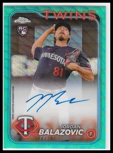 2024 Topps Chrome Update #RA-JBA Jordan Balazovic Auto Aqua Wave Ref. #/199 - Picture 1 of 2