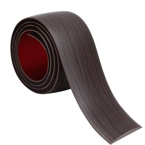 Floor Transition Strip 2" Self Adhesive Flat Vinyl 5cm, 3.28FT, Dark Walnut - Picture 1 of 7