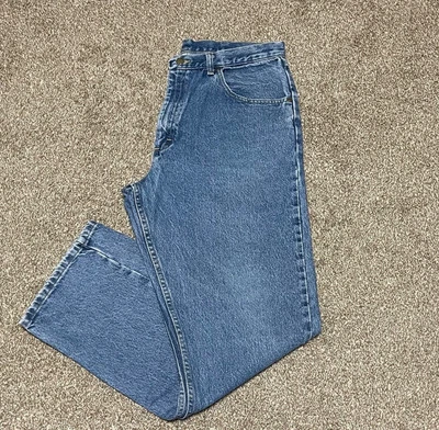 Pantalones de mezclilla para hombre Lee Riders pierna recta azul talla W36 L34 Foto 1 de 4