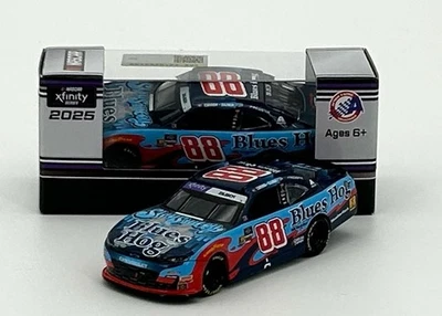 NASCAR 2025 KYLE LARSON /CONNOR ZILISCH #88 BLUES HOG 德克萨斯获胜 1/64 汽车 — 第 1/2 张图片