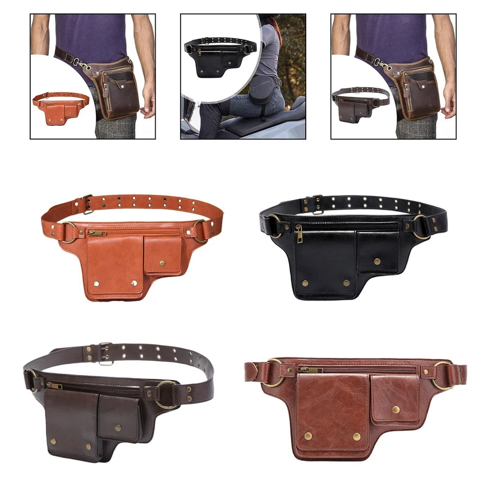 Women Waist Bag Steampunk Fashion Travel Festival Gift Casual Fanny Pack - Image 1 of 1
