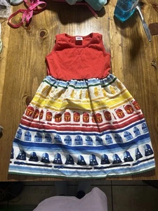 Hanna Andersson Girl’s Disney Star Wars Mixie Tank Colorful Dress  *120 US 6-7* - Picture 1 of 4