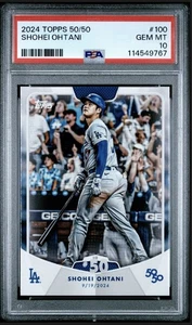 2024 Topps 50/50: Shohei Ohtani - Shohei Ohtani #100 - Foto 1 di 3
