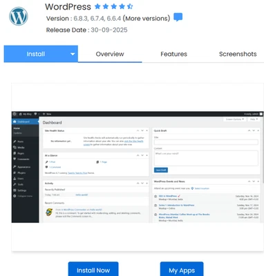 Alojamiento web para Wordpress - 1 año de alojamiento - Panel de control DirectAdmin de la UE Foto 1 de 4