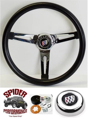 Buick 1964-1966 volante 13 1/2" muscle car cromado Foto 1 de 4