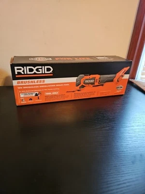 RIDGID 18V Li-Ion Brushless Oscillating Multi-Tool TOOL-ONLY R86242B BRAND NEW - Image 1 of 2