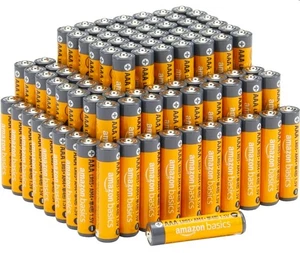 Amazon Basics AAA Alkaline High-Performance Batteries, 1.5 Volt, 10-Year Shelf L - Picture 1 of 3