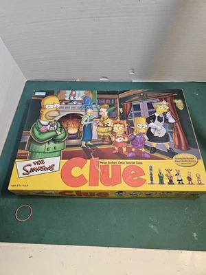 2002 The Simpsons CLUE Detective Board Game. Complete Hasbro Parker Bros  - Image 1 of 4