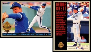 1993 Fleer Diamond Tribute George Brett #2 Kansas City Royals 3B HOF Insert - Picture 1 of 1