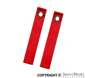 Porsche 911RS Style Pull Handle Strap Set  SMC-550-044-05 SMC55004405--RED - Picture 1 of 5