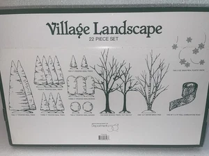 DEPT 56 GENERAL VILLAGE ACCESORIO "PAISAJE PUEBLO" #52600 SET/22 NUEVO - Imagen 1 de 4