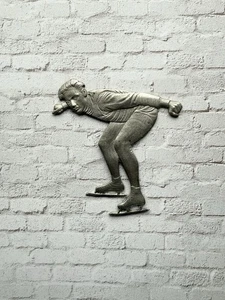 Antique Mixed Metalwork Casting Ice Skater Early 1930s - Picture 1 of 5