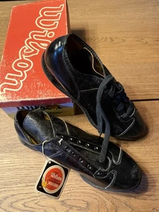 VTG 1960s Wilson Kangaroo Leather Steel Baseball Cleats New For Display A6004 - Picture 1 of 8