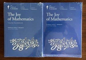 NEW Great Courses The Joy of Mathematics Course Guidebook DVD's Transcript Book - Picture 1 of 2