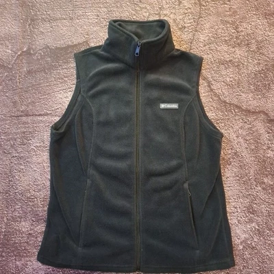 Chaleco polar Columbia para hombre grande negro Foto 1 de 4