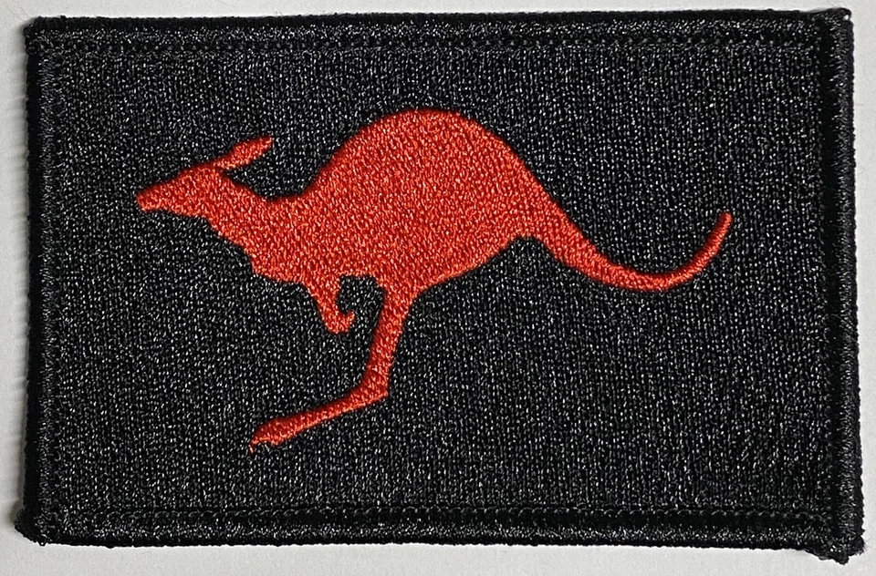 Red Kangaroo Army Aviation Command Embroidered Patch Australia - image 1 of 1