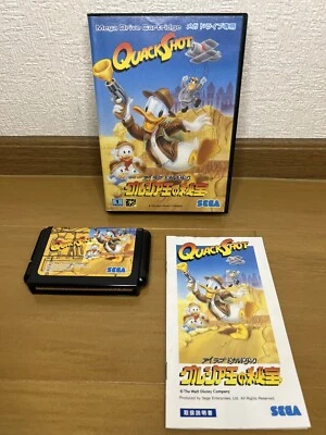 Quackshot Mega Drive Japan (Original Box and Manual) - Image 1 of 4