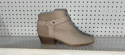 Clarks Boylan Dawn Mujer Nubuck Cremallera Lateral Botines Talla 7 M Beige Foto 1 de 4