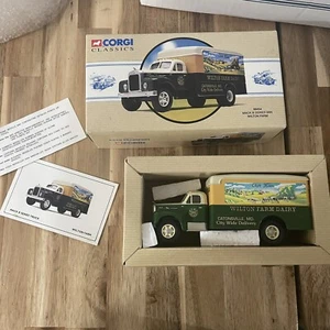 CORGI 98454 'MACK B SERIES VAN - WILTON FARM DAIRY' EXCELLENT/BOXED - Picture 1 of 3
