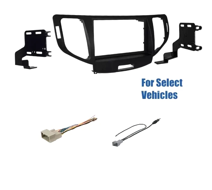 Combo de kit de cables de tablero de radio estéreo de auto doble Din para algunos Acura TSX 2009-2014 Foto 1 de 1
