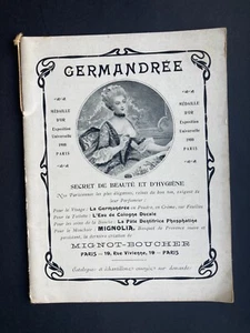 TRES RARE ancien programme début XXe Theatre du Vaudeville Germandrée - Picture 1 of 13