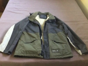Helix Men’s Winter Ski Snowboard Jacket Coat L Military Green & Grey - Picture 1 of 4