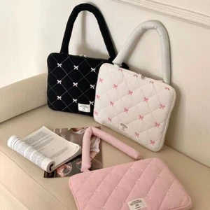 Sac à main pour ordinateur portable 11/13/15,6 pouces Bowknot sac à main pour ordinateur portable - Photo 1/15