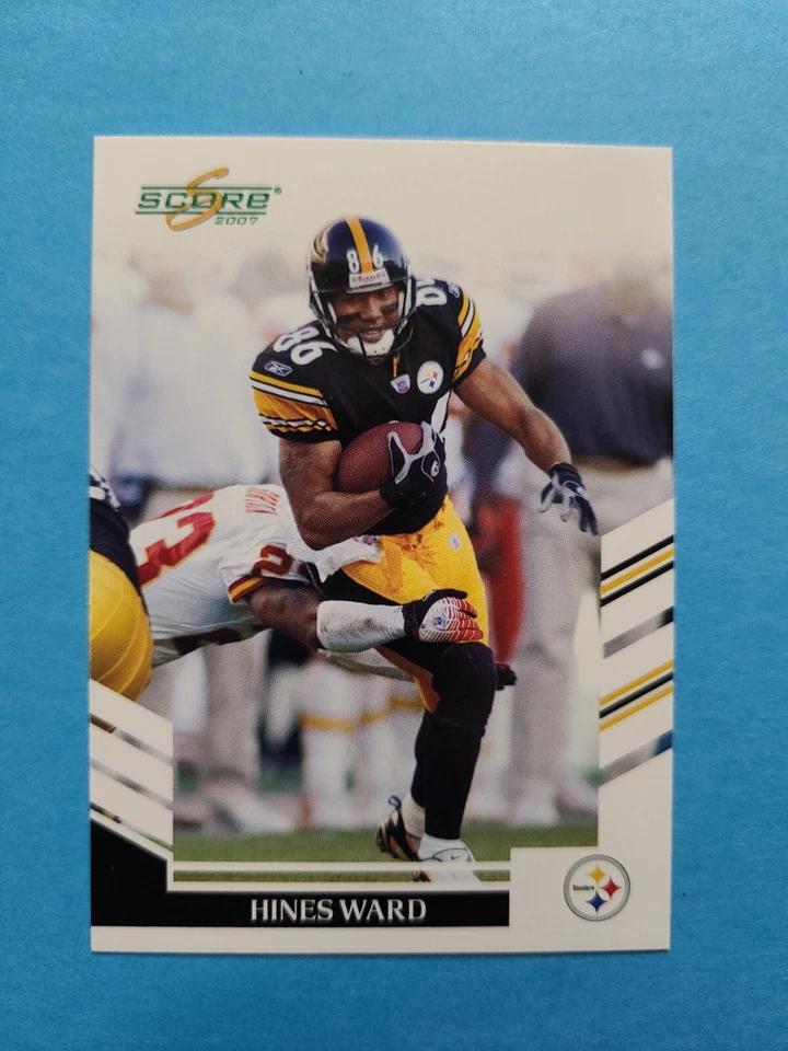 HINES WARD 2007 SCORE FOOTBALL CARD # 206 F4886 - Image 1 of 1