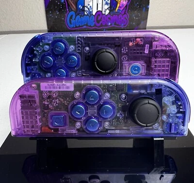 Two-Tone Glossy Gradient - Blue & Purple - Custom Joycons for Nintendo Switch - Image 1 of 4