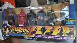 ✔Marvel Avengers Infinity War Titan Hero Assembled Collection Figures 12" 6 Pack - Picture 1 of 2