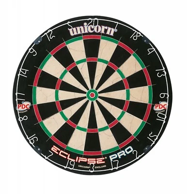Unicorn Dartboard Bristle Eclipse Pro Dart Board Dartscheibe Steeldart Darts - Bild 1 von 2