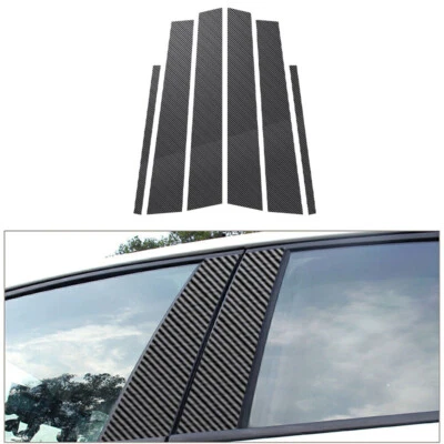 6 шт стойки стойки из углеродного волокна отделка двери чехол для Infiniti Q50 (V37) 2014-2023 - Изображение 1 из 4