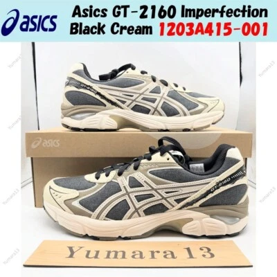 Asics GT-2160 Imperfection Negro Crema 1203A415-001 Hombres Talla - Imagen 1 de 4