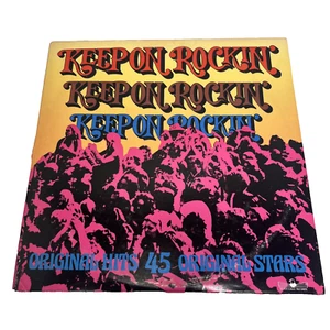 Keep On Rockin' - Original Hits 45 Stars - 4 LP Record Set Vintage 1980s Classic - Picture 1 of 4