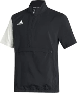 adidas Men's stadium woven 1/4 zip short sleeve golf pullovers - Multiple Colors - Picture 1 of 22