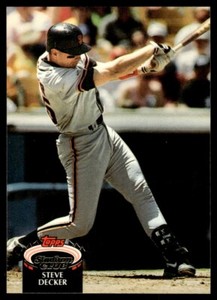 1992 Stadium Club #417 Steve Decker San Francisco Giants